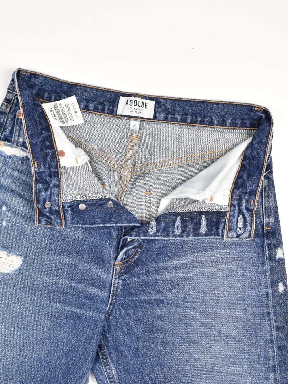 AGOLDE 90's Jean Distressed Button Fly - 25 - Picture 3 of 13